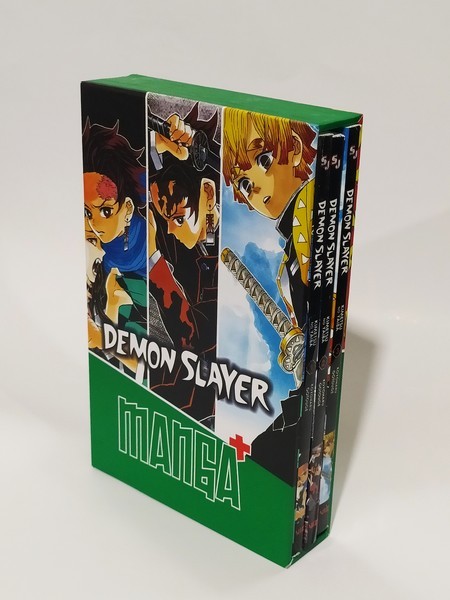  کتاب مانگا پلاس انگلیسی Demon Slayer (3 جلدی)