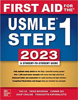 کتاب First aid for the USMLE step 1‫‭: 2023;