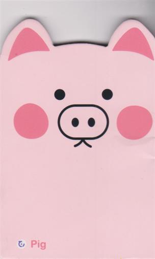  دفترچه یادداشت حیوانات بانمک (خوک،کد 12010);