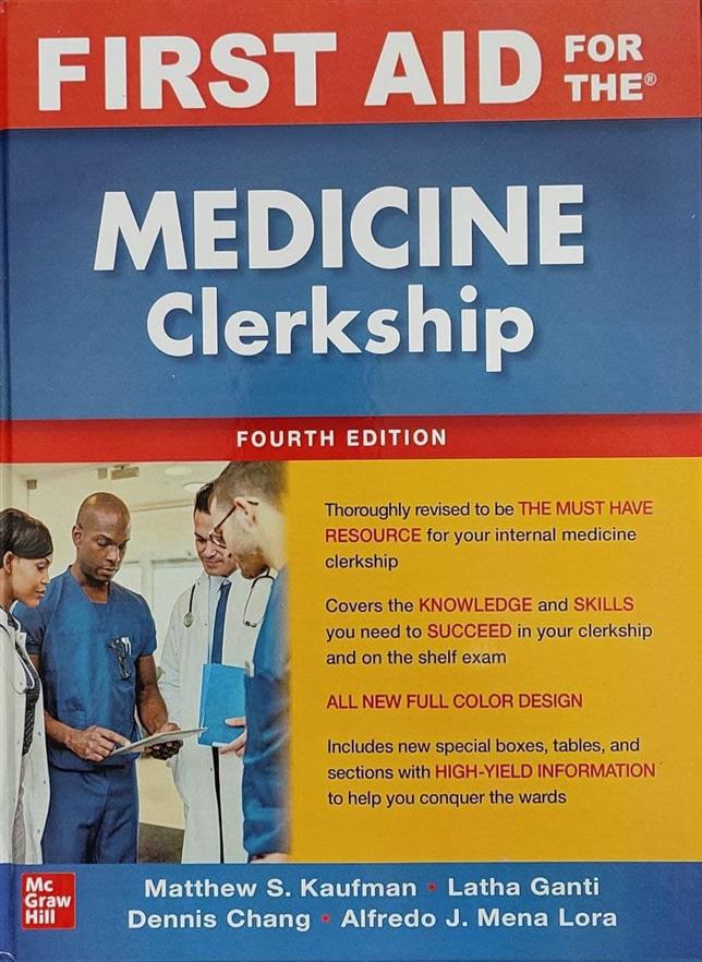 کتاب First Aid for the Medicine Clerkship;